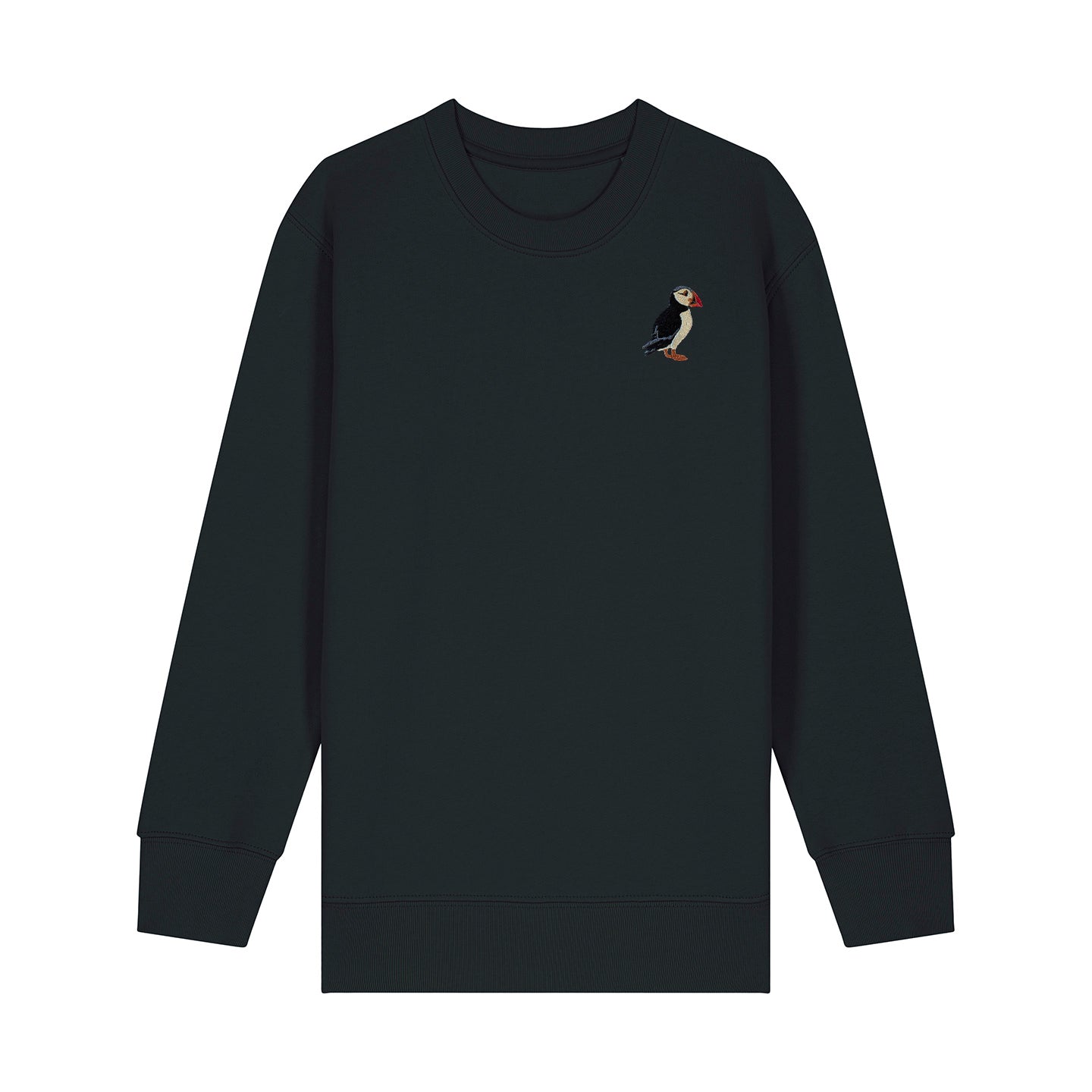 Puffin Embroidered Kids Jumper