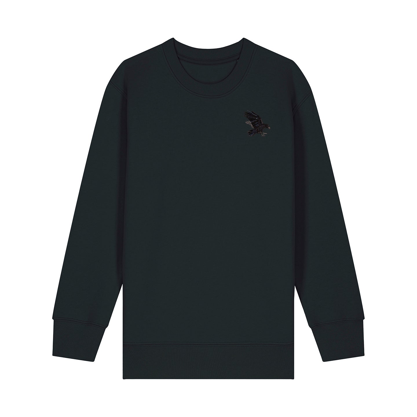 Raven Embroidered Kids Jumper