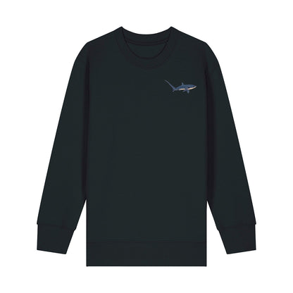 Thresher Shark Embroidered Kids Jumper