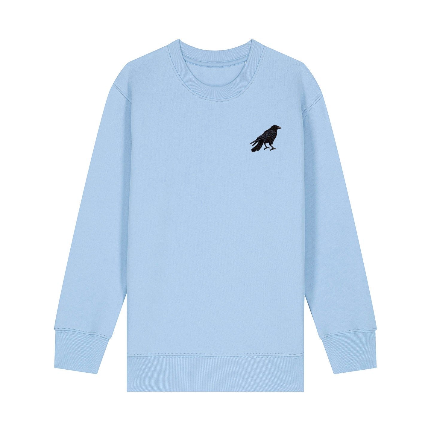 Crow Embroidered Kids Jumper