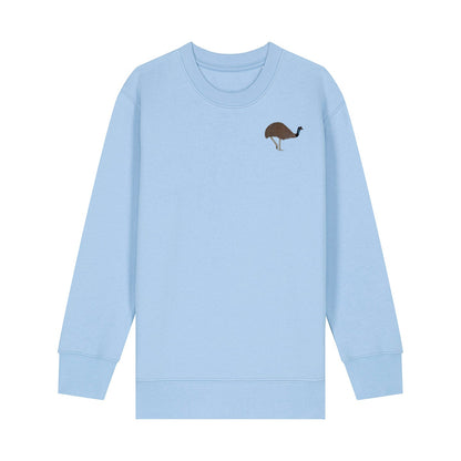 Emu Embroidered Kids Jumper