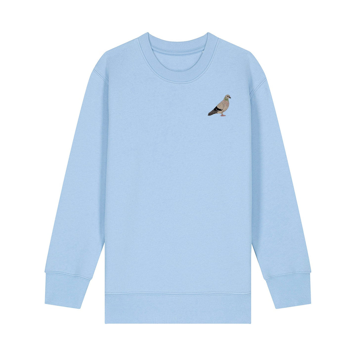 Pigeon Embroidered Kids Jumper