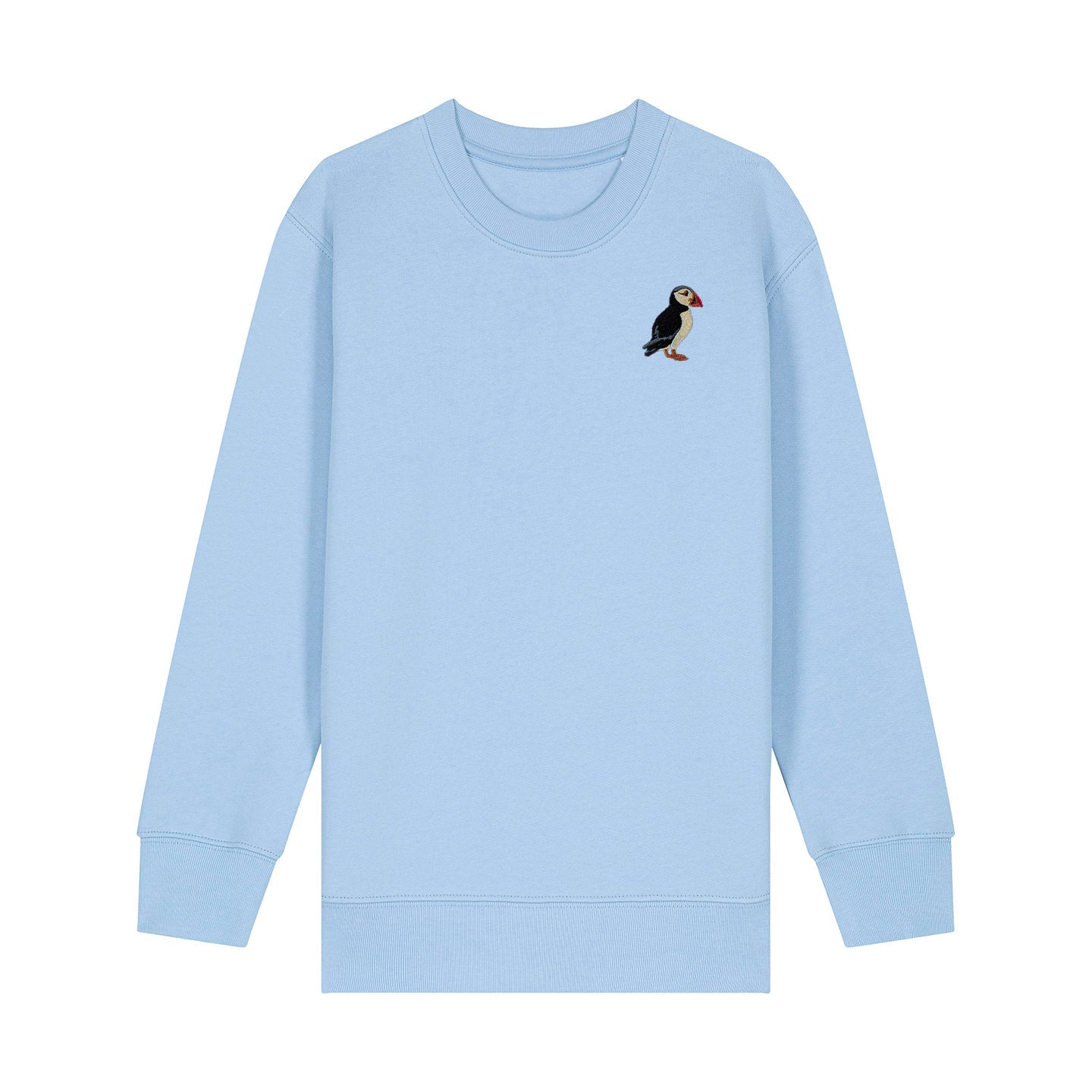 Puffin Embroidered Kids Jumper
