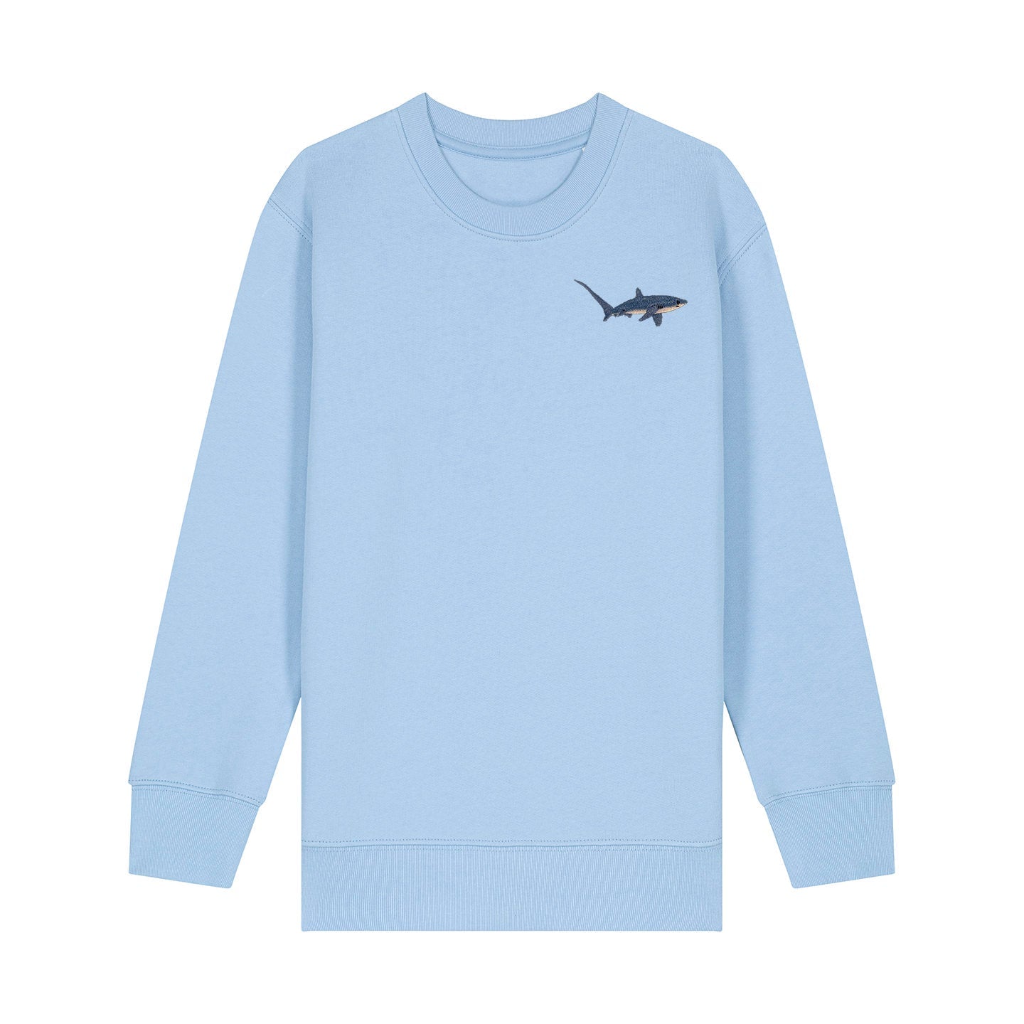 Thresher Shark Embroidered Kids Jumper