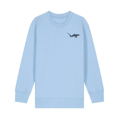 Thresher Shark Embroidered Kids Jumper
