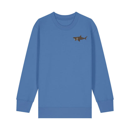 Basking Shark Embroidered Kids Jumper