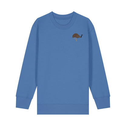 Emu Embroidered Kids Jumper