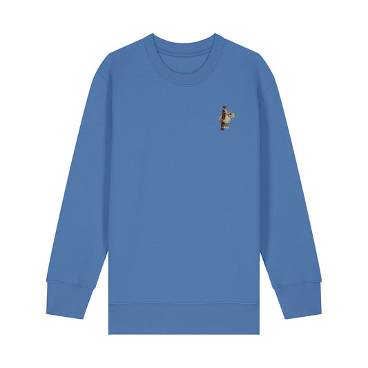 European Tree Frog Embroidered Kids Jumper