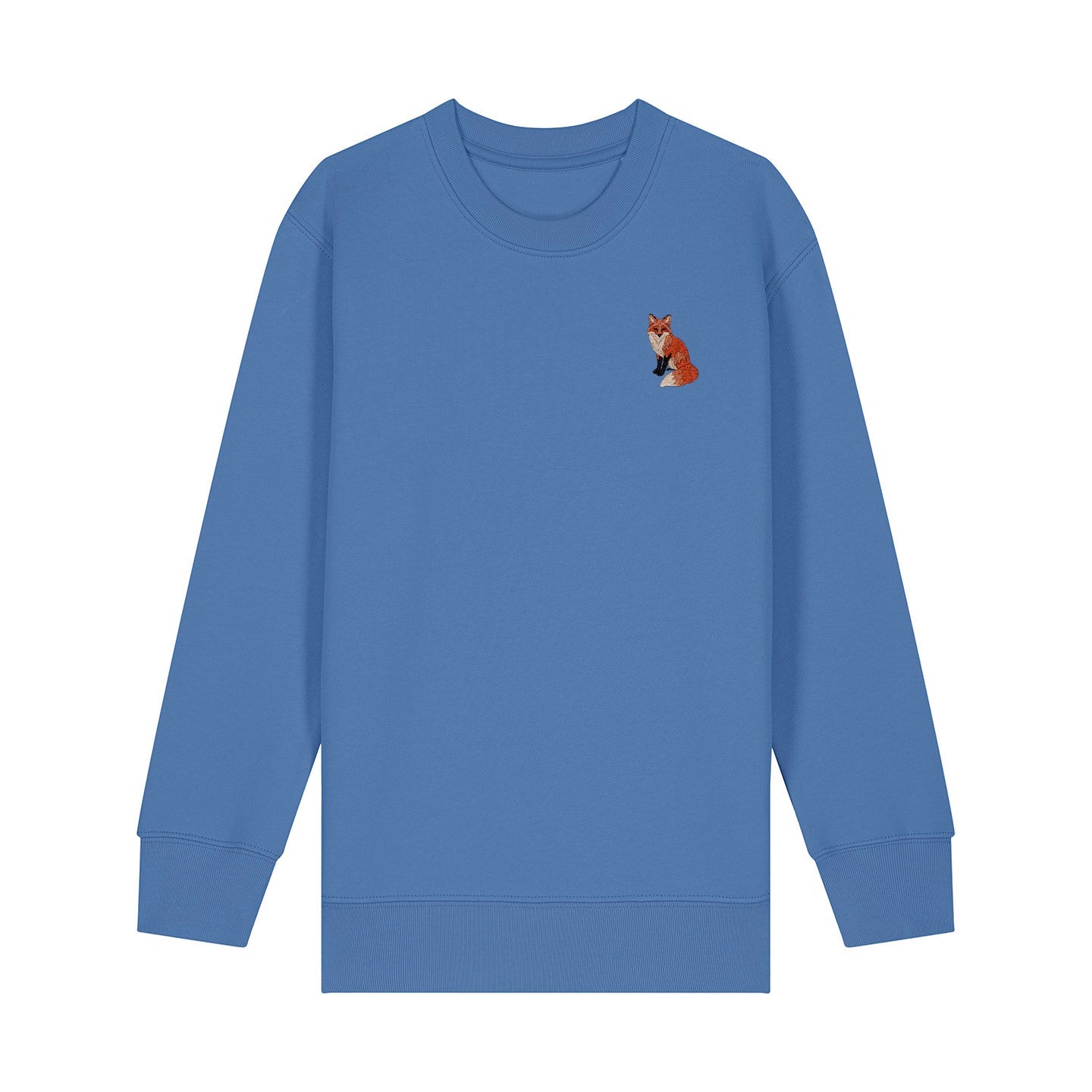 Fox Embroidered Kids Jumper