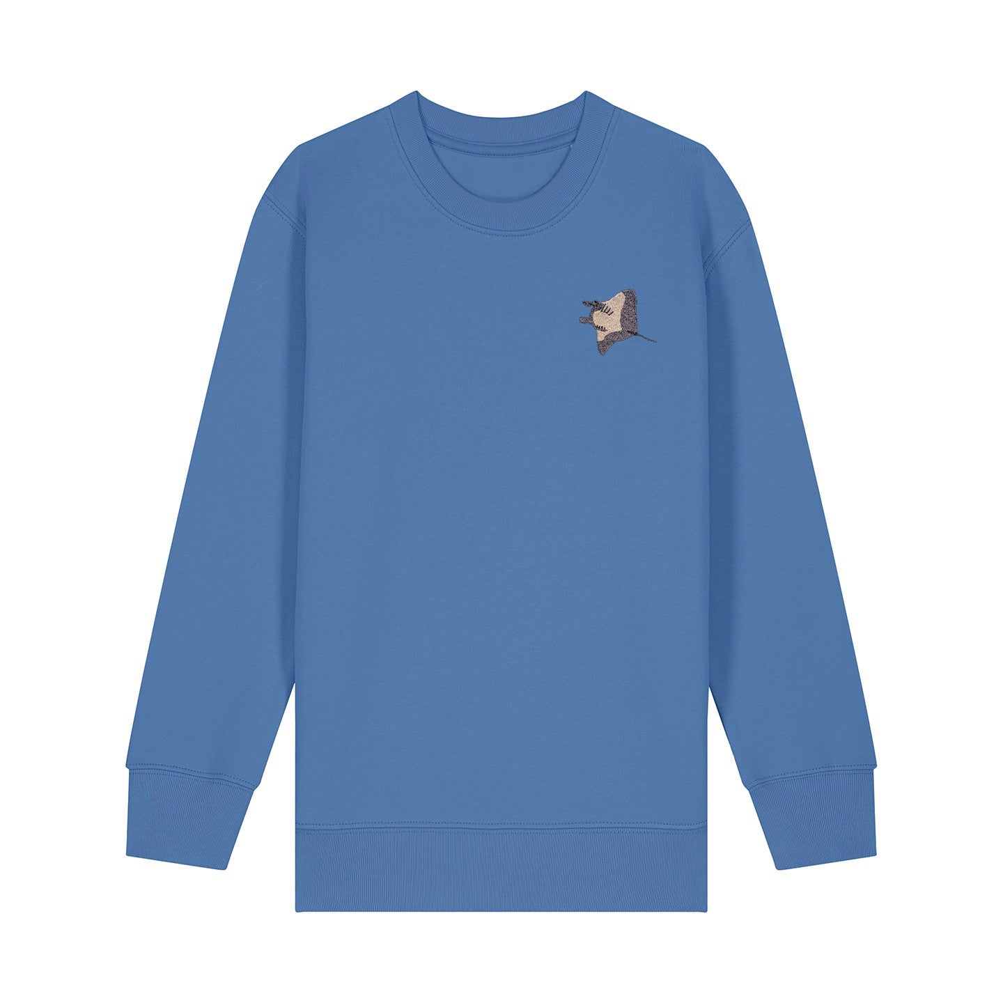 Manta Ray Embroidered Kids Jumper