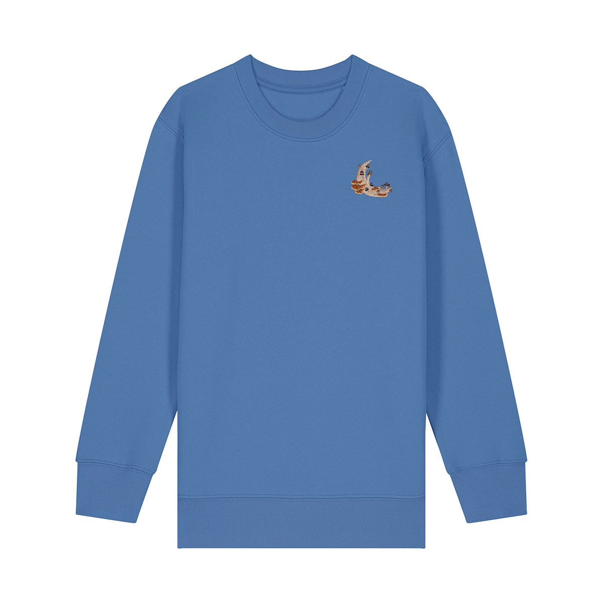 Mushroom Moon Crescent Embroidered Kids Jumper