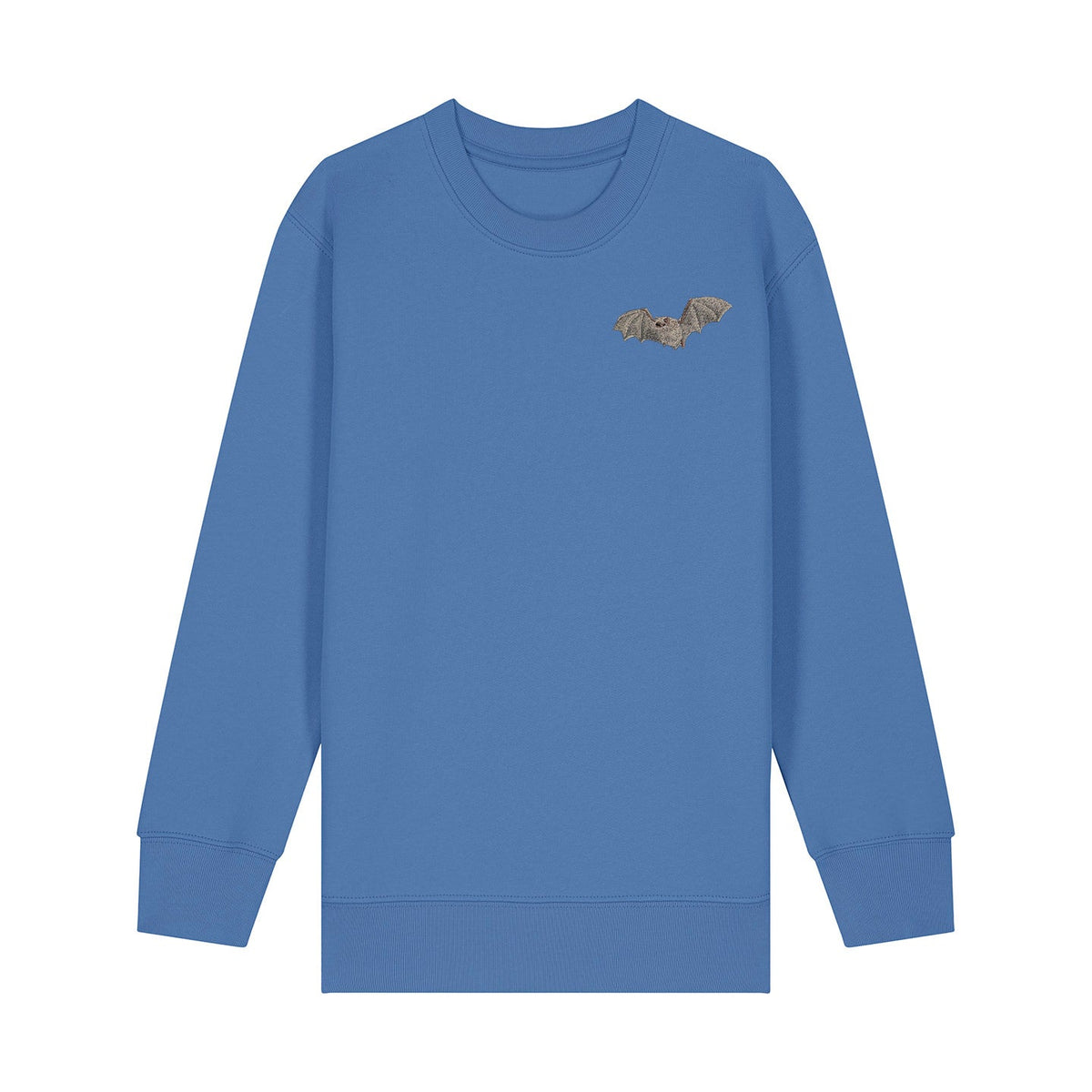 Natterer's Bat Embroidered Kids Jumper