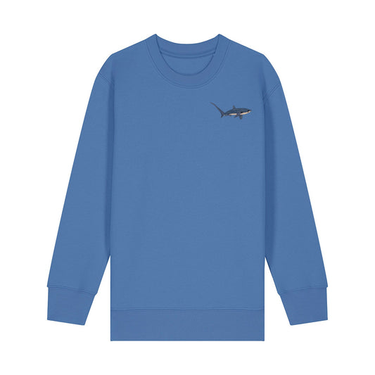 Thresher Shark Embroidered Kids Jumper