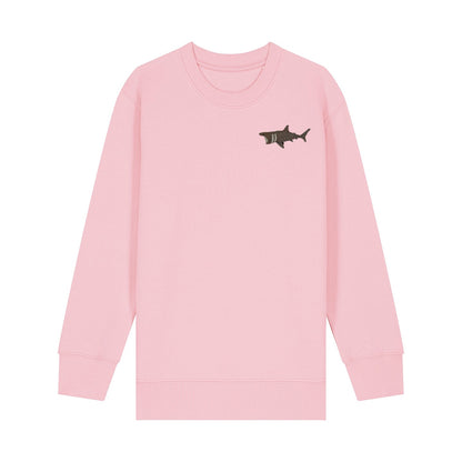 Basking Shark Embroidered Kids Jumper