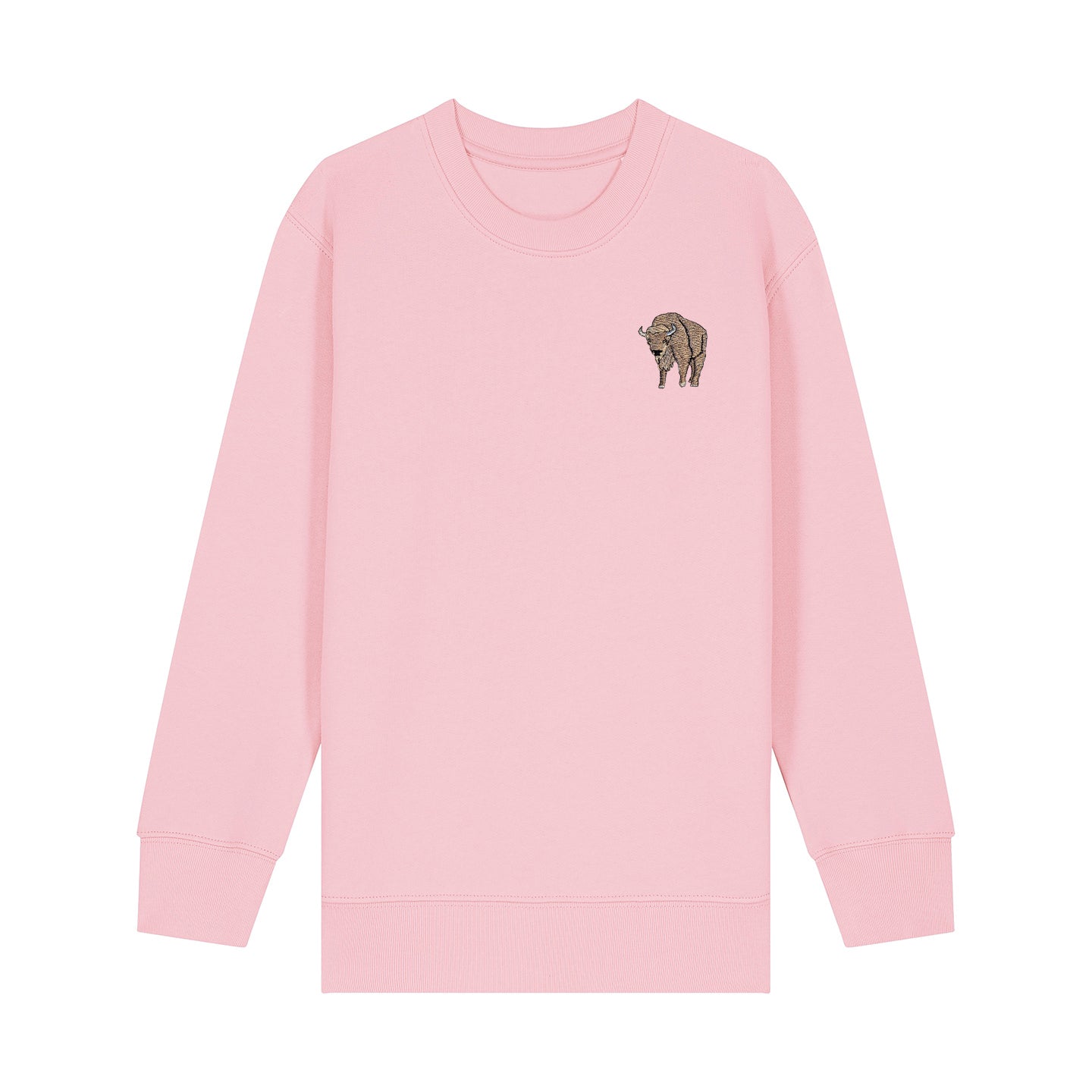 Bison Embroidered Kids Jumper