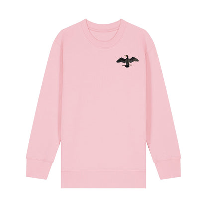 Cormorant Embroidered Kids Jumper
