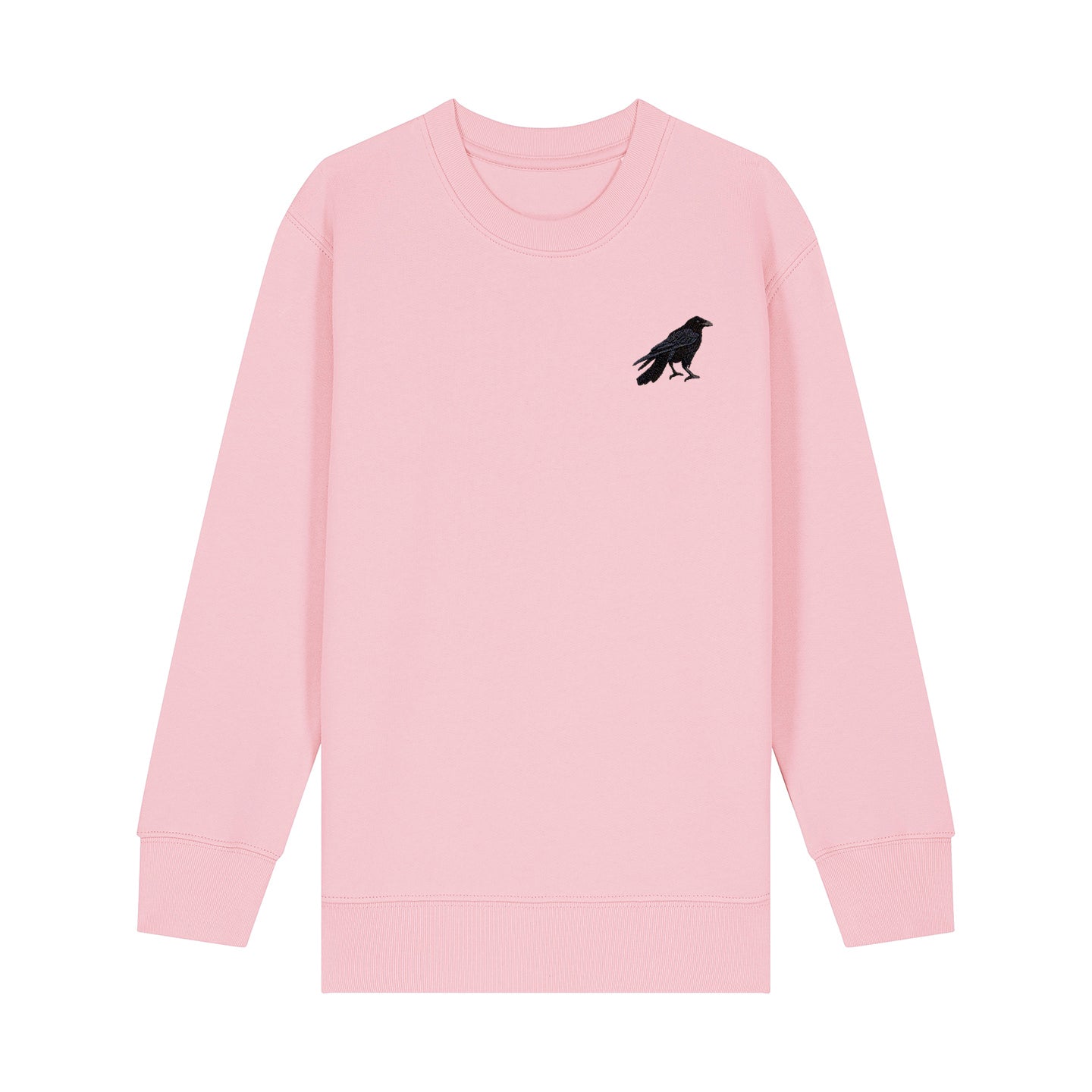 Crow Embroidered Kids Jumper