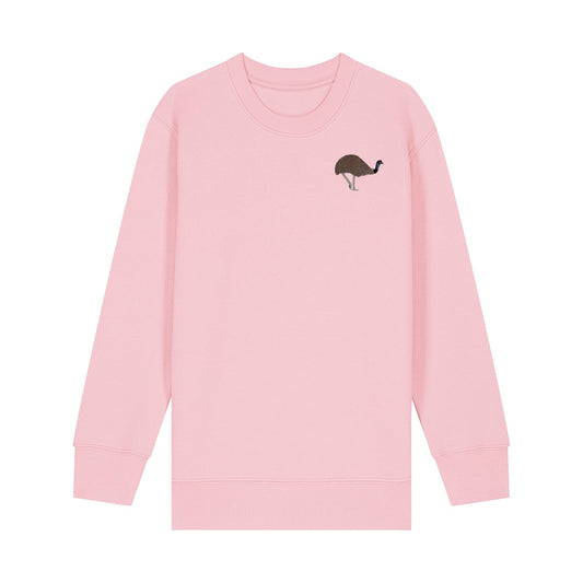 Emu Embroidered Kids Jumper