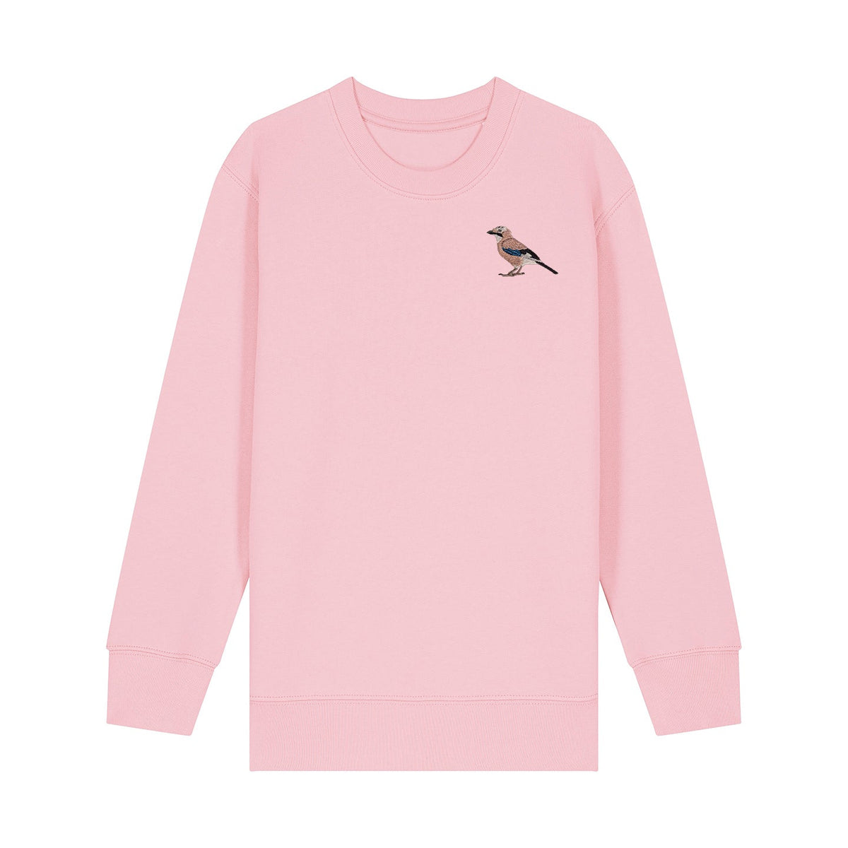 Eurasian Jay Embroidered Kids Jumper