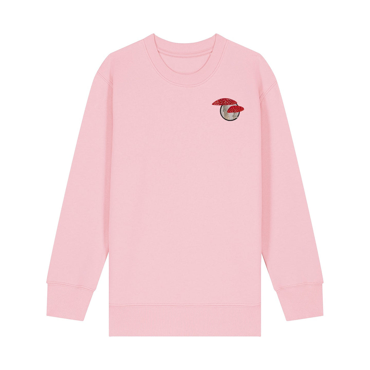 Fly Agaric Mushroom Embroidered Kids Jumper