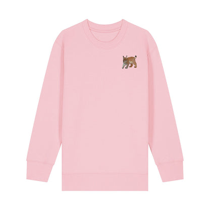 Lynx Embroidered Kids Jumper