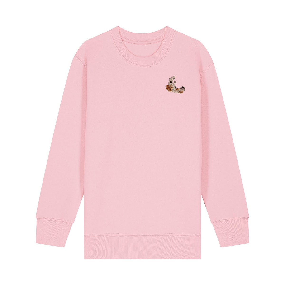 Mushroom Moon Crescent Embroidered Kids Jumper