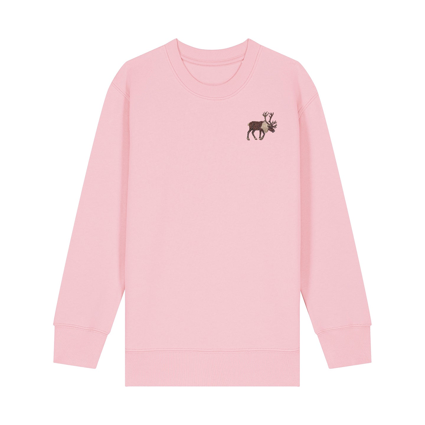 Reindeer Embroidered Kids Jumper