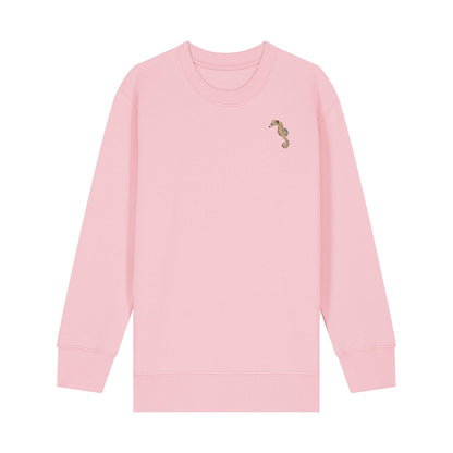 Seahorse Embroidered Kids Jumper