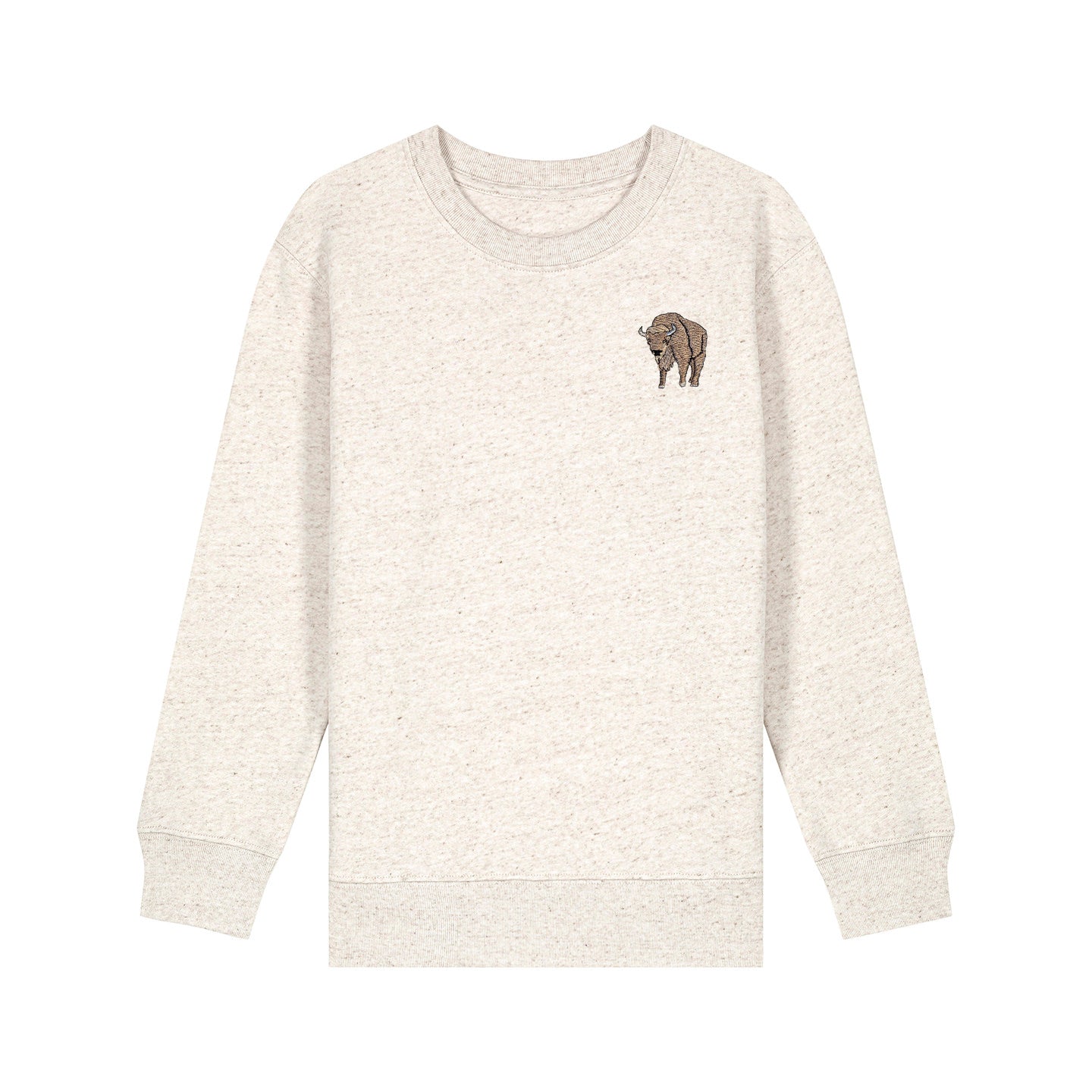 Bison Embroidered Kids Jumper