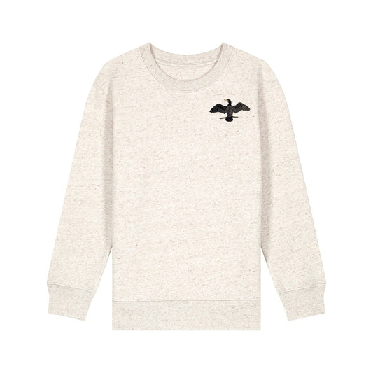 Cormorant Embroidered Kids Jumper