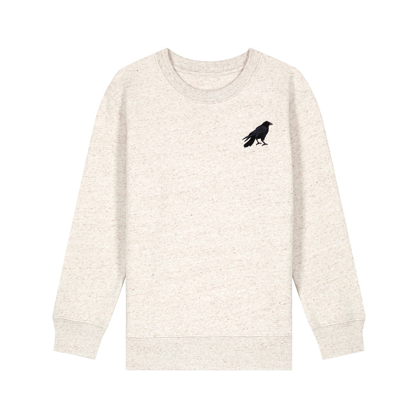 Crow Embroidered Kids Jumper