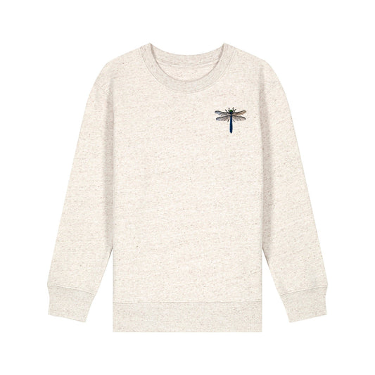 Dragonfly Embroidered Kids Jumper