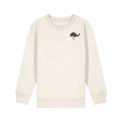 Emu Embroidered Kids Jumper
