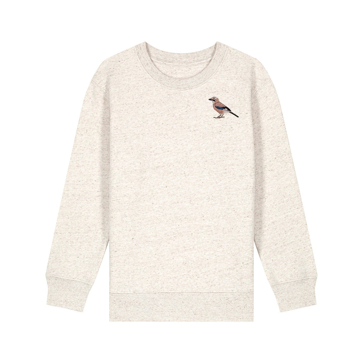 Eurasian Jay Embroidered Kids Jumper