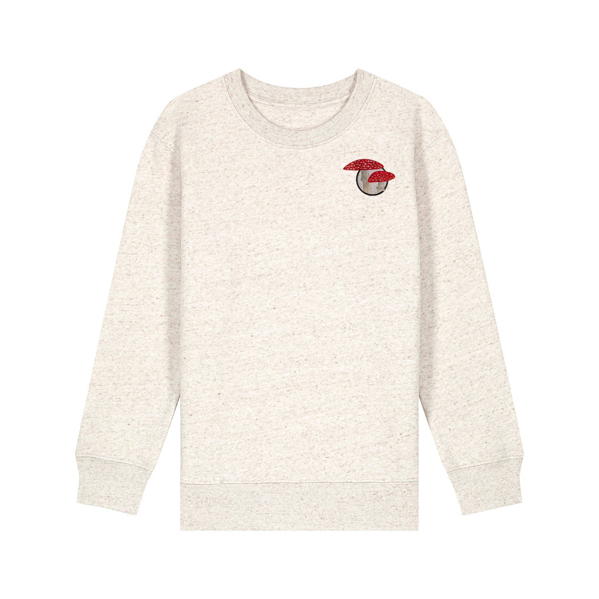 Fly Agaric Mushroom Embroidered Kids Jumper