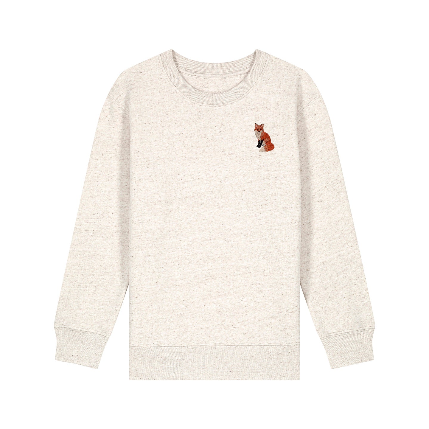 Fox Embroidered Kids Jumper