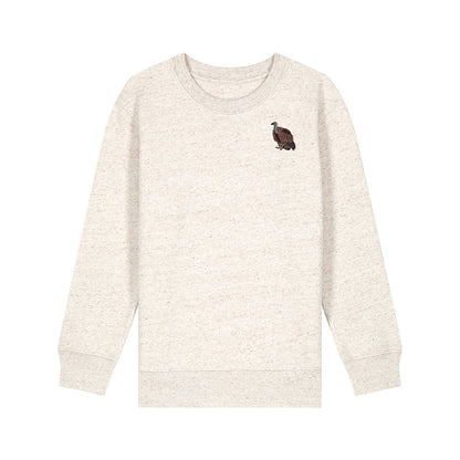 Griffon Vulture Embroidered Kids Jumper
