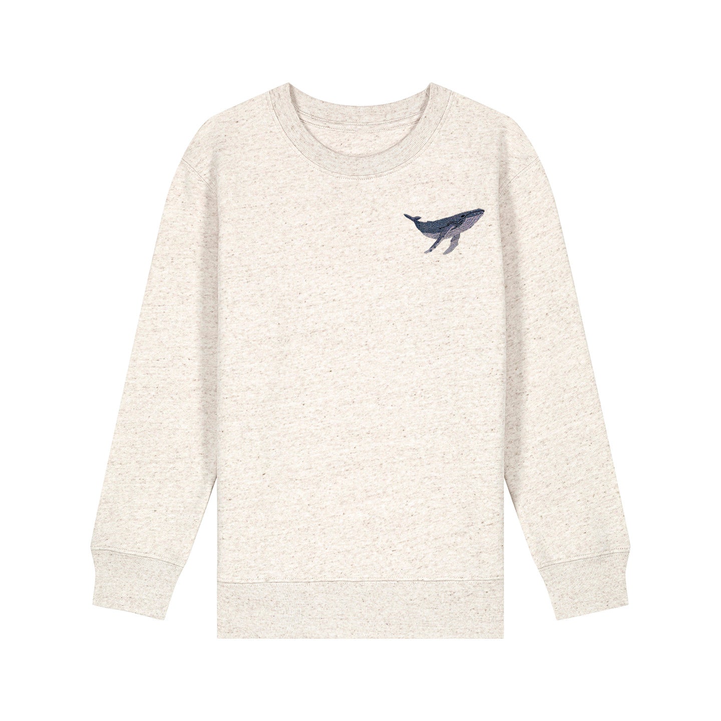 Humpback Whale Embroidered Kids Jumper