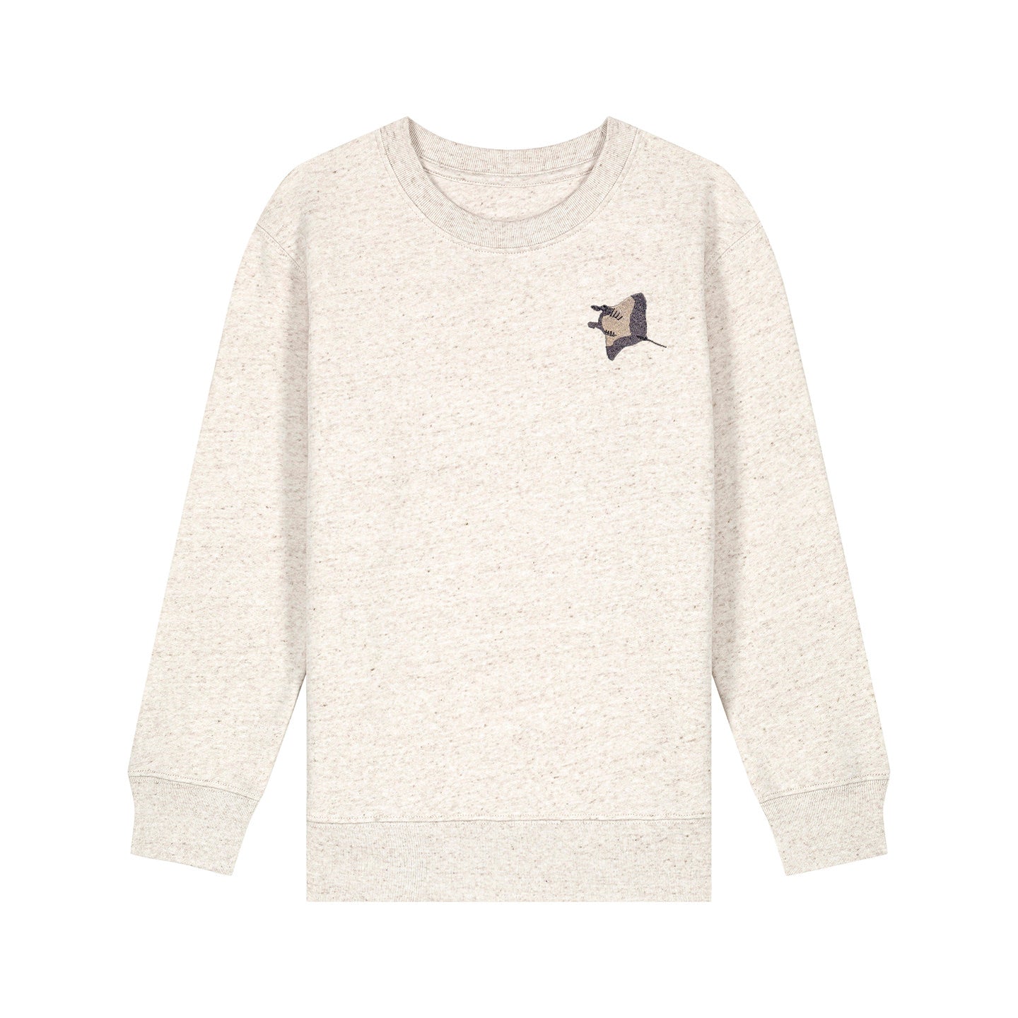 Manta Ray Embroidered Kids Jumper