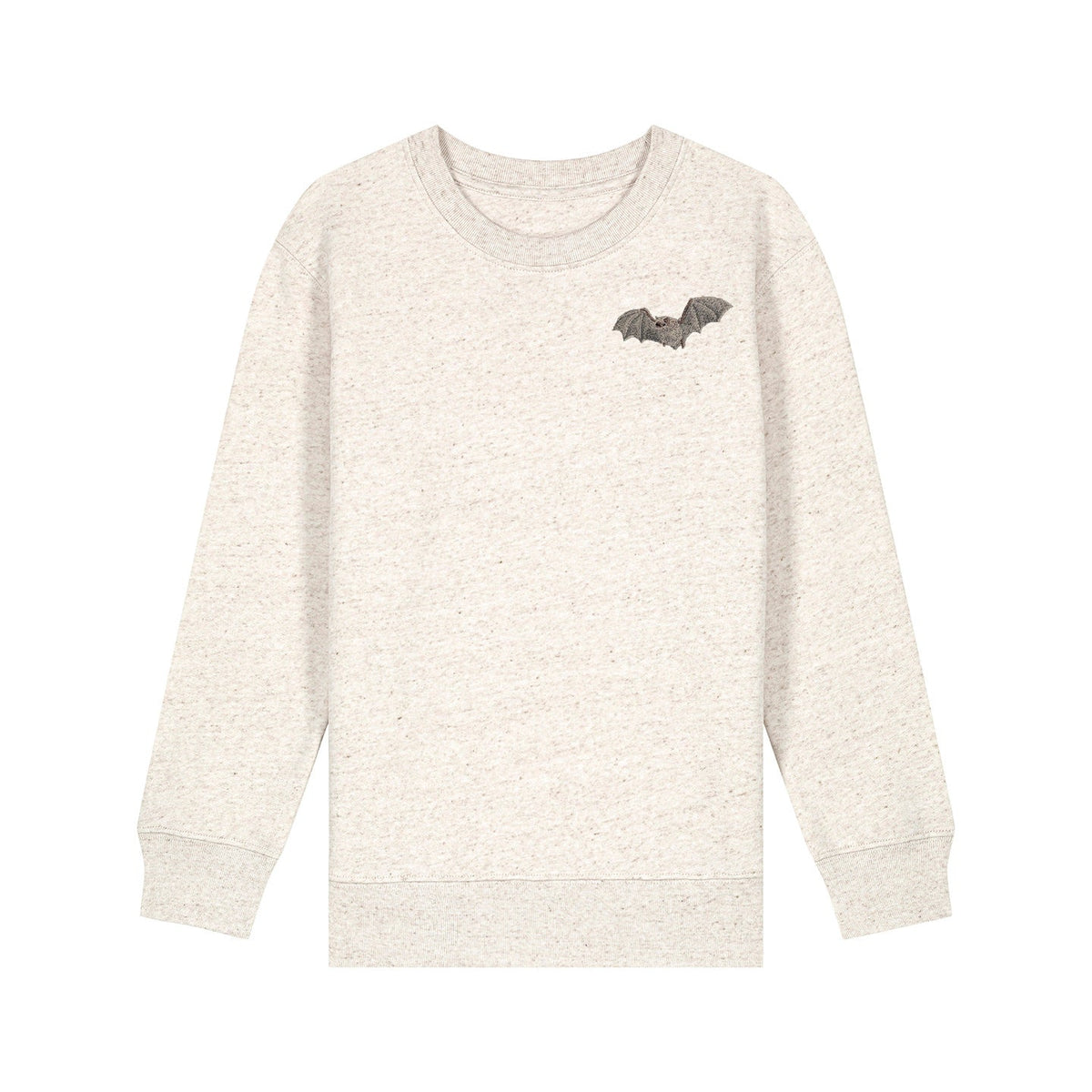 Natterer's Bat Embroidered Kids Jumper