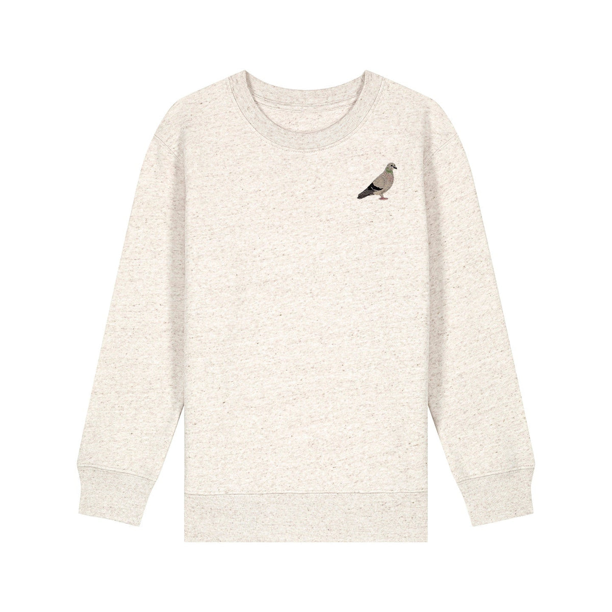 Pigeon Embroidered Kids Jumper
