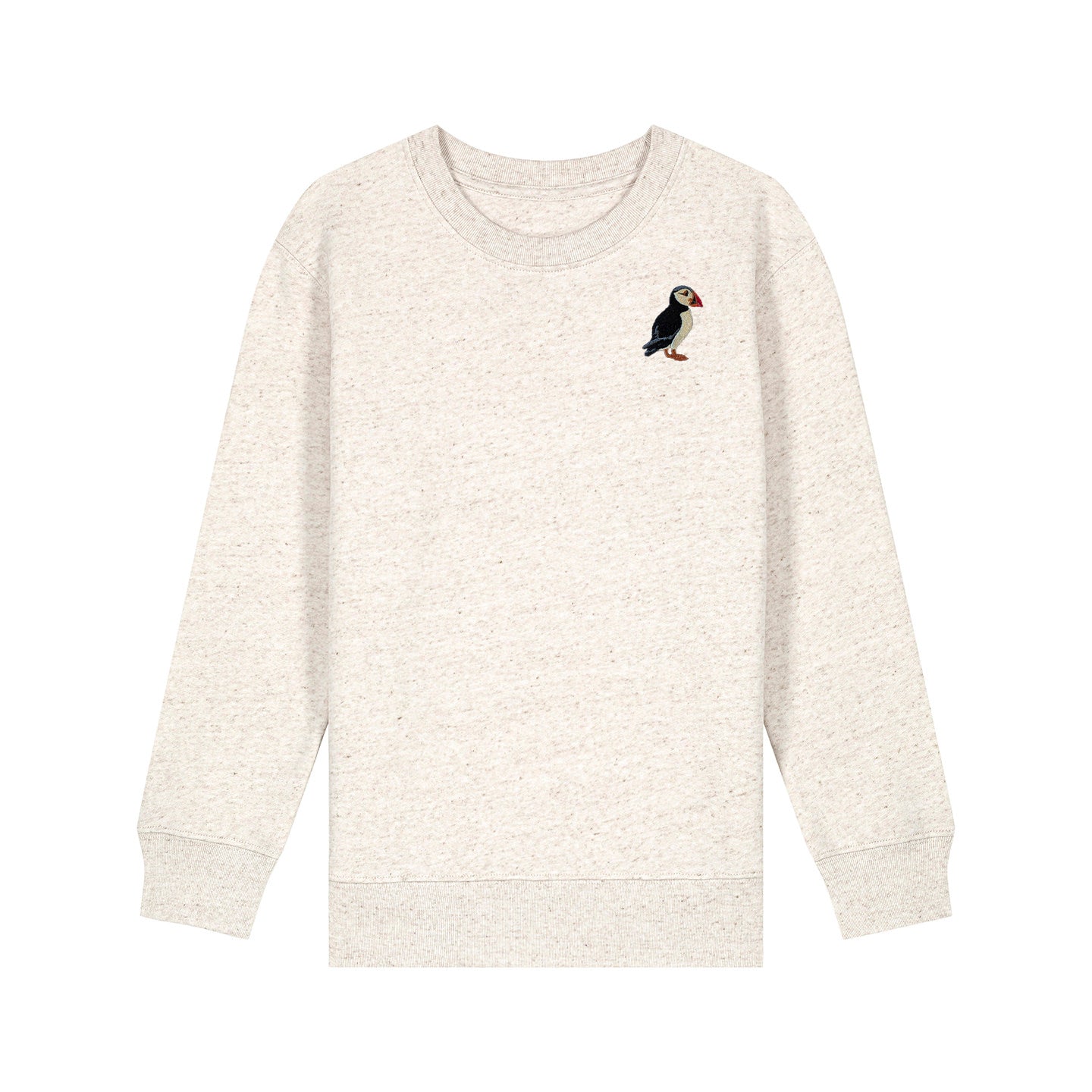 Puffin Embroidered Kids Jumper