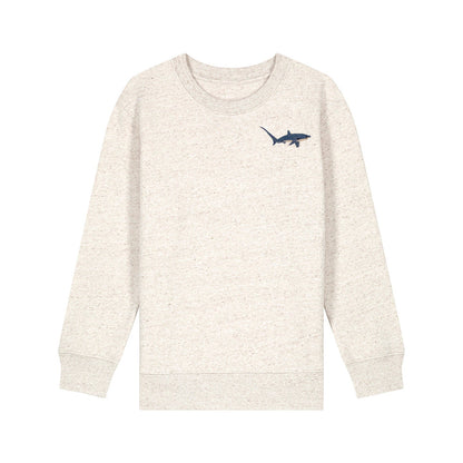 Thresher Shark Embroidered Kids Jumper