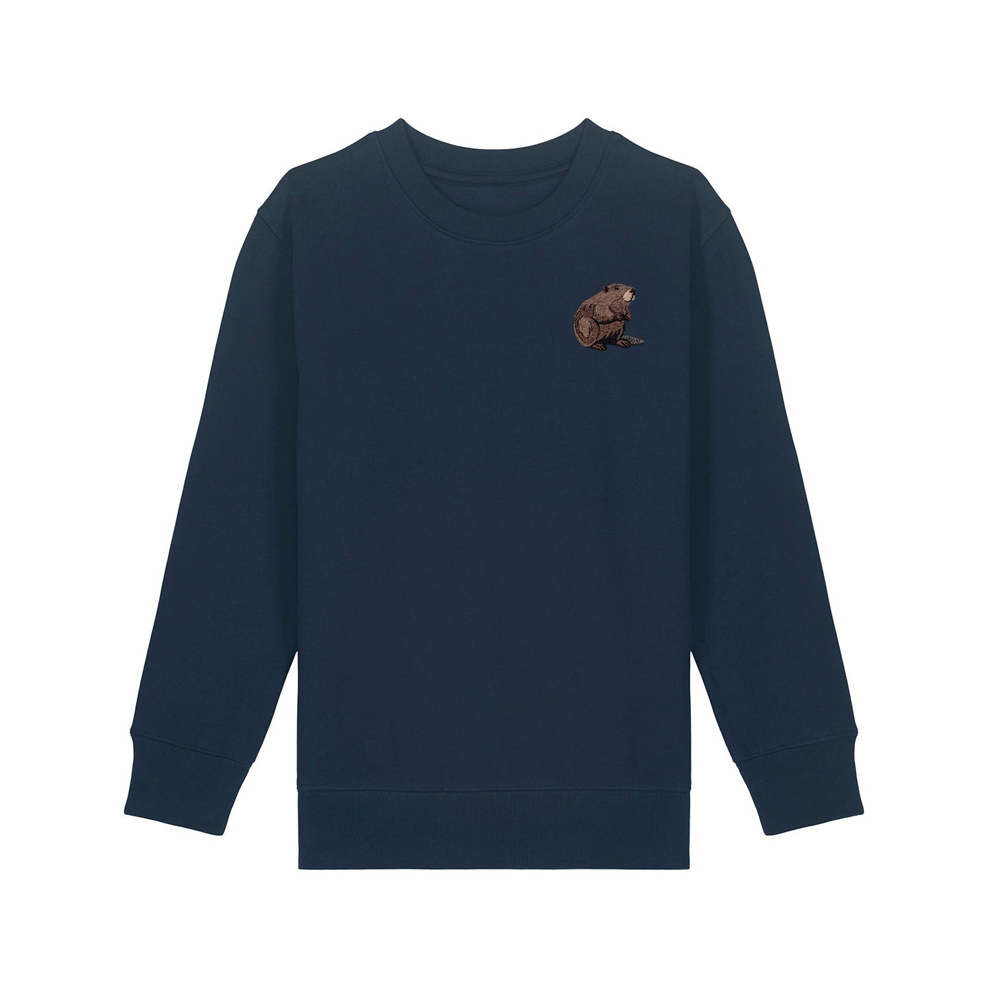 Beaver Embroidered Kids Jumper