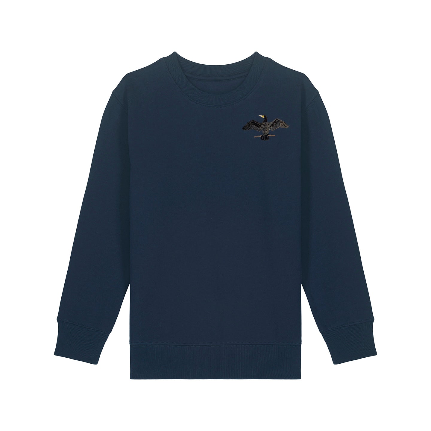 Cormorant Embroidered Kids Jumper