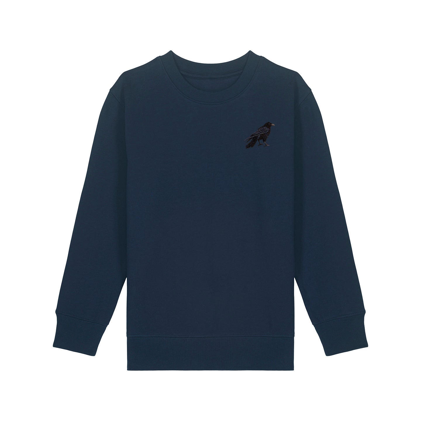 Crow Embroidered Kids Jumper