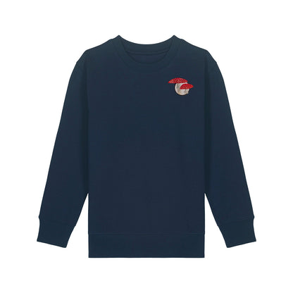 Fly Agaric Mushroom Embroidered Kids Jumper