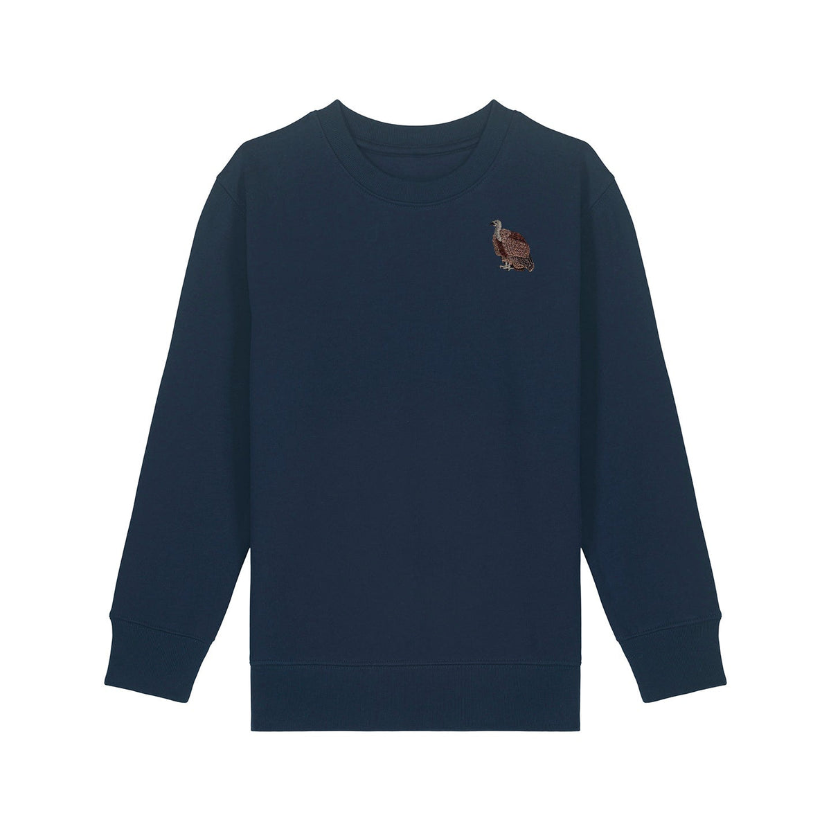 Griffon Vulture Embroidered Kids Jumper