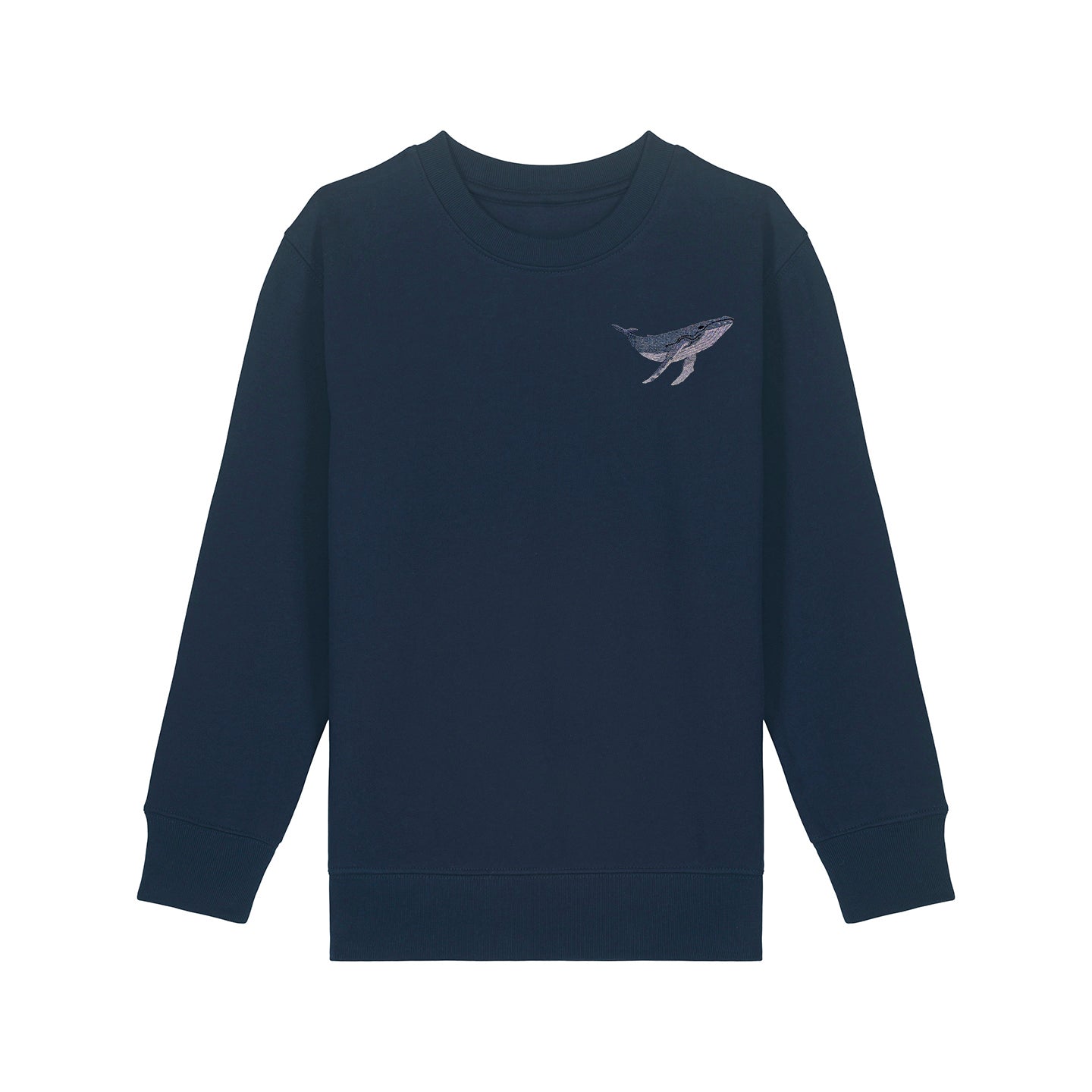 Humpback Whale Embroidered Kids Jumper