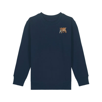 Lynx Embroidered Kids Jumper